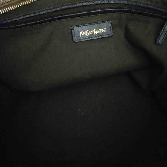 SOLD....Authentic YSL Sheepskin Large Cabas ChYc - Picture 4 of 8